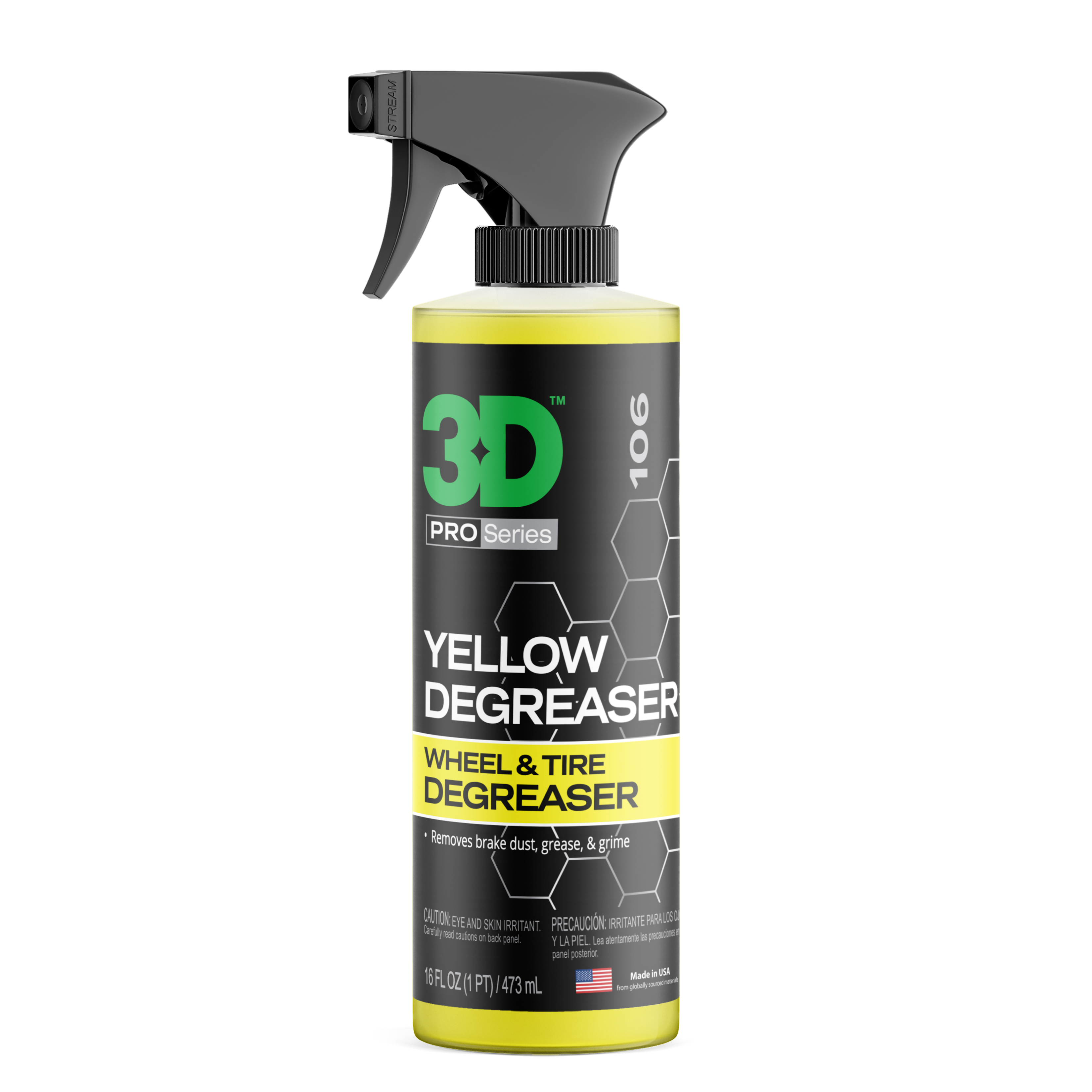 3D Yellow Degreaser – Desengrasante Concentrado para Aros y Neumáticos