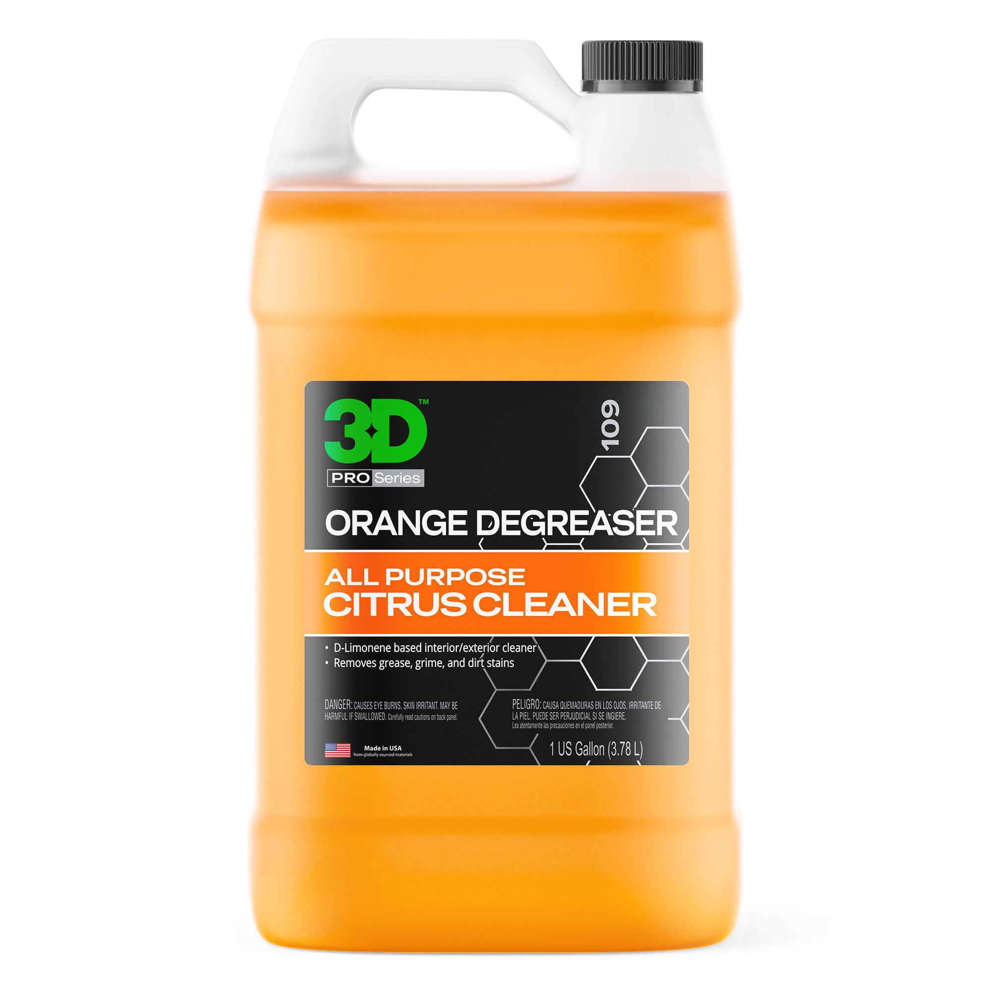 3D Orange Degreaser – Limpiador Cítrico Todo en Uno (Interior/Exterior)