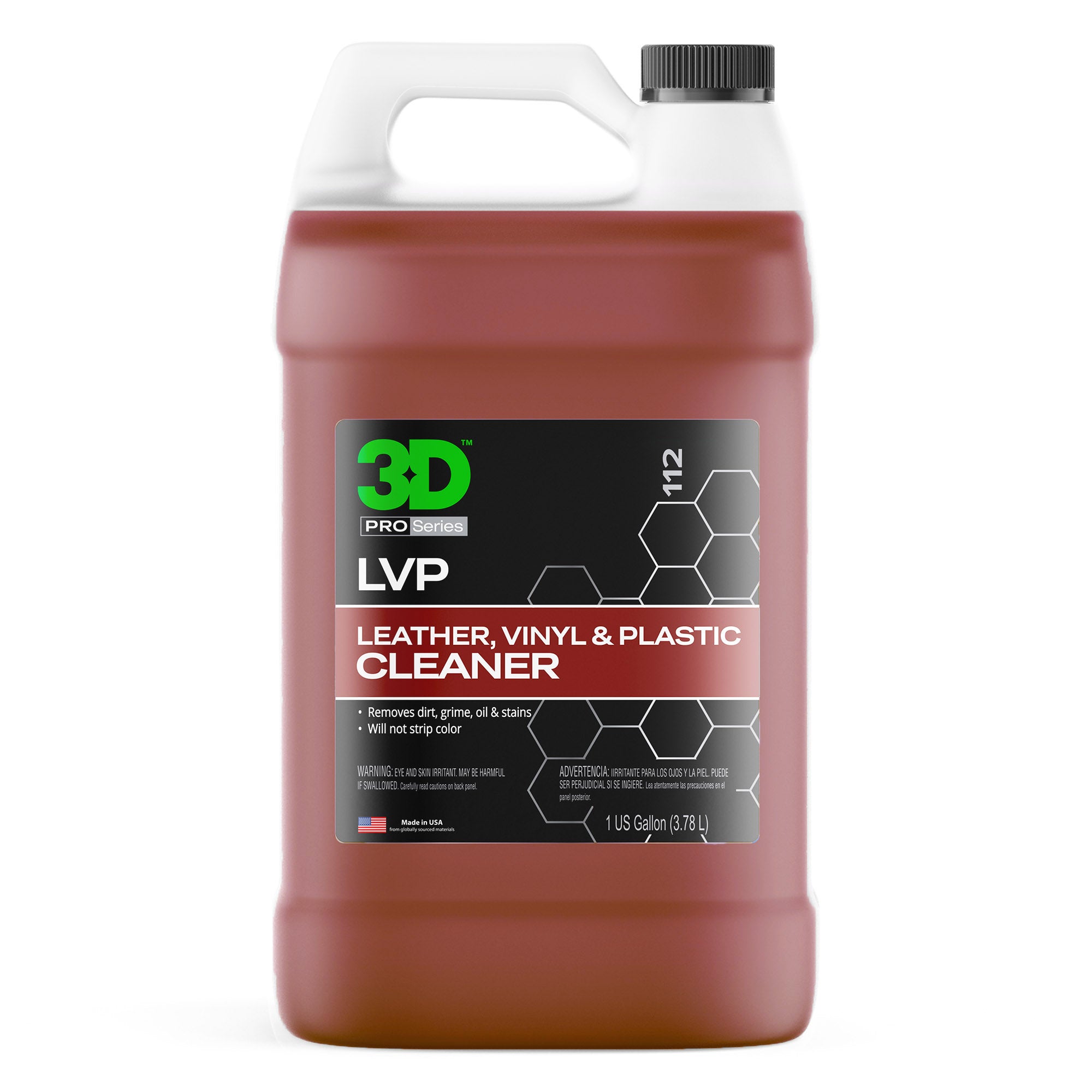3D LVP Cleaner – Limpiador de Cuero, Vinil y Plástico (Interior)
