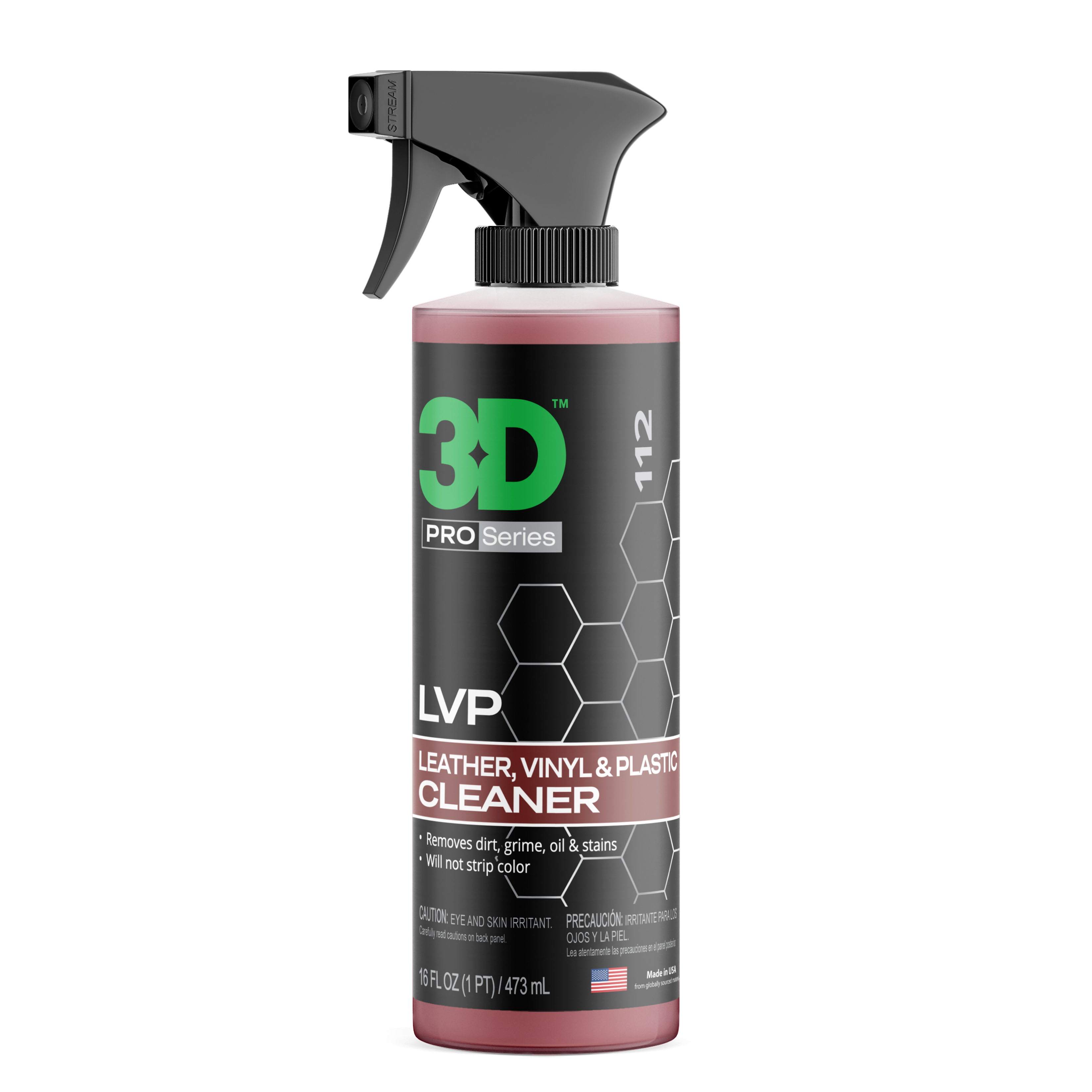 3D LVP Cleaner – Limpiador de Cuero, Vinil y Plástico (Interior)