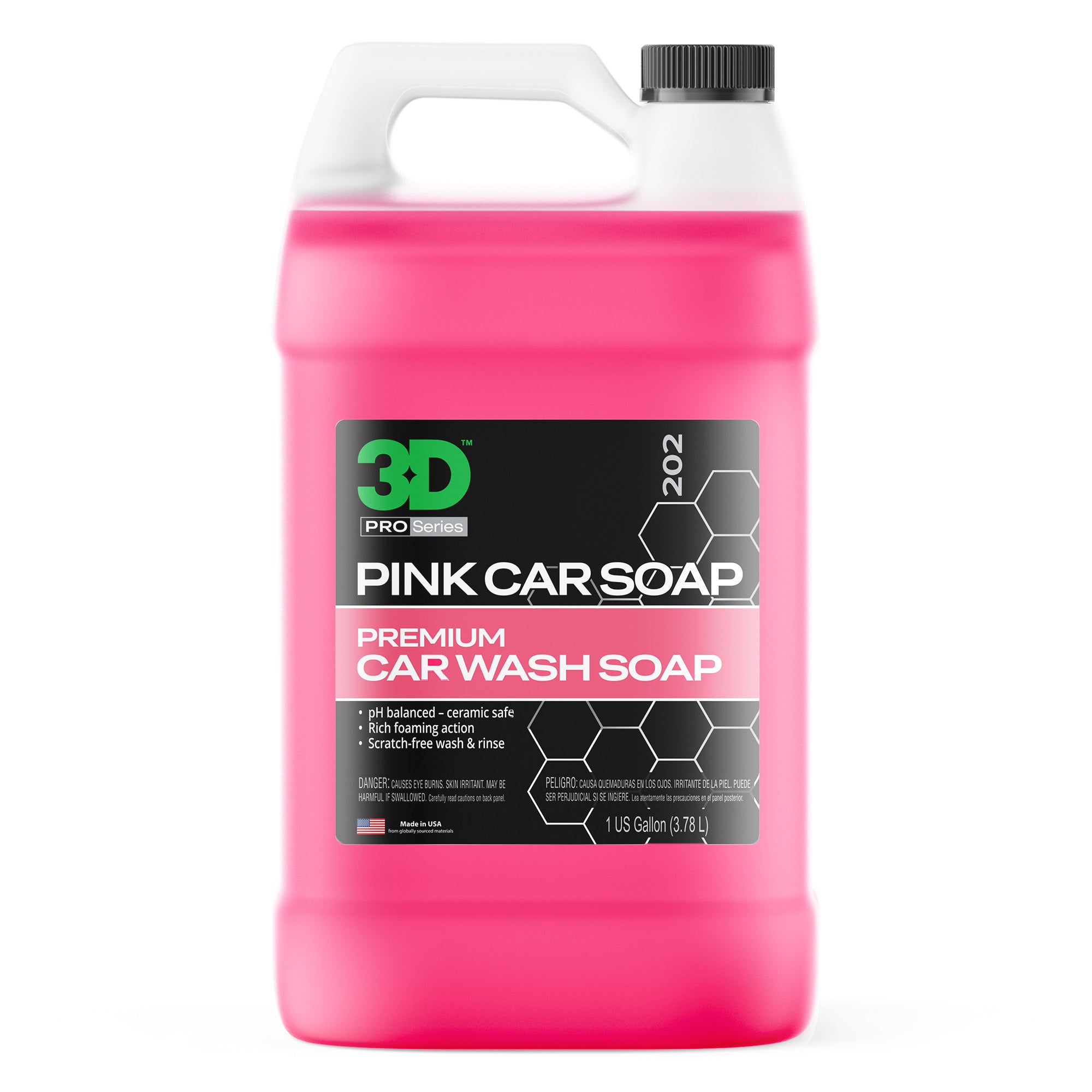 3D Pink Car Soap – Shampoo Premium (Espuma Densa)