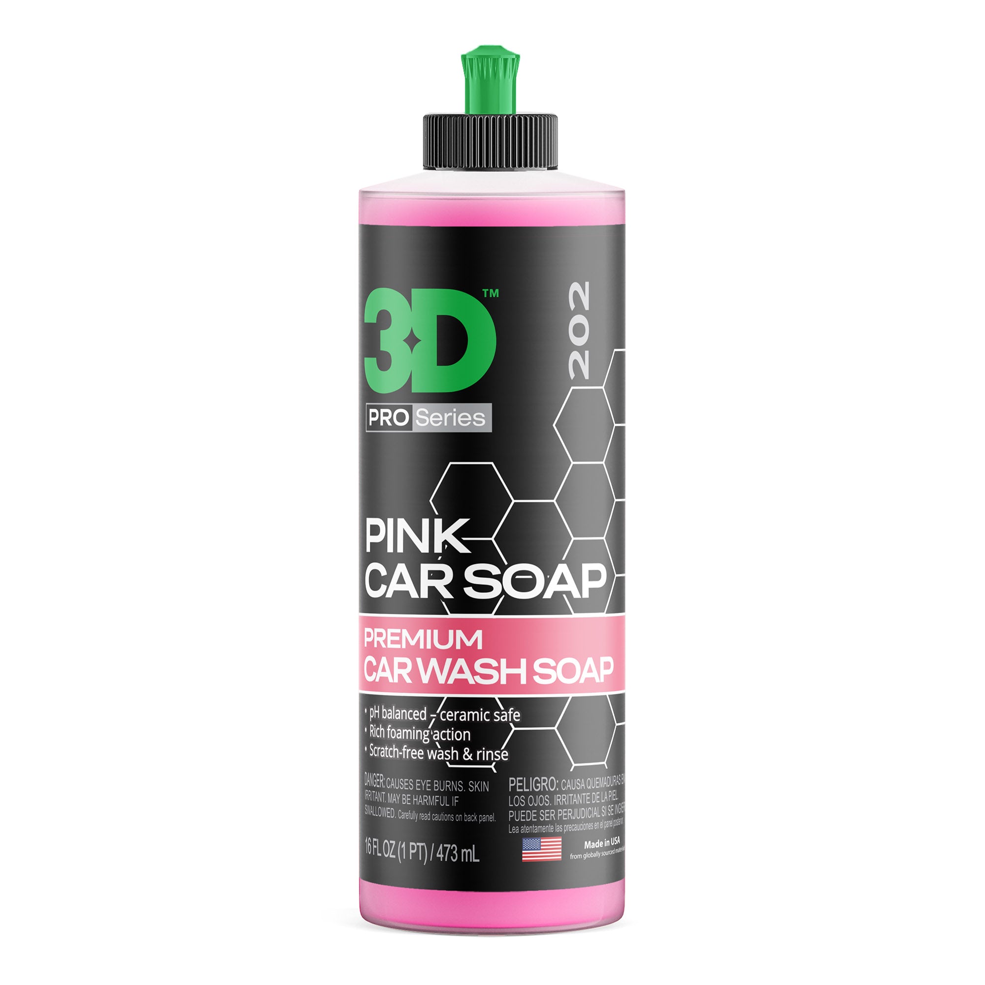 3D Pink Car Soap – Shampoo Premium (Espuma Densa)