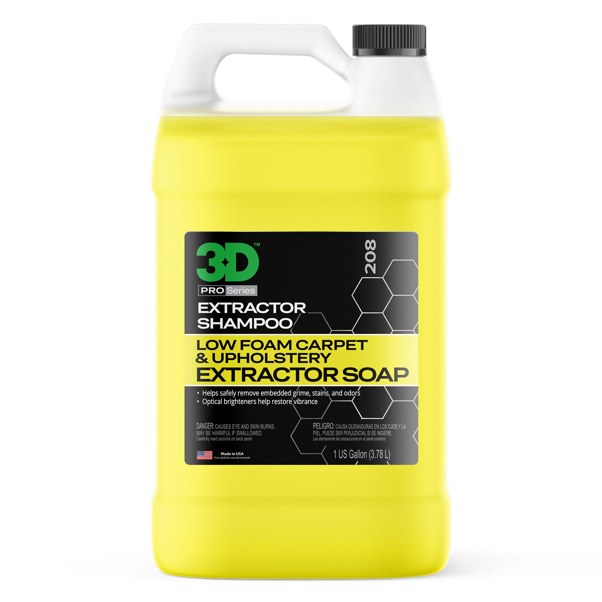 3D Extractor Shampoo – Shampoo para Máquina Extractora (Baja Espuma)