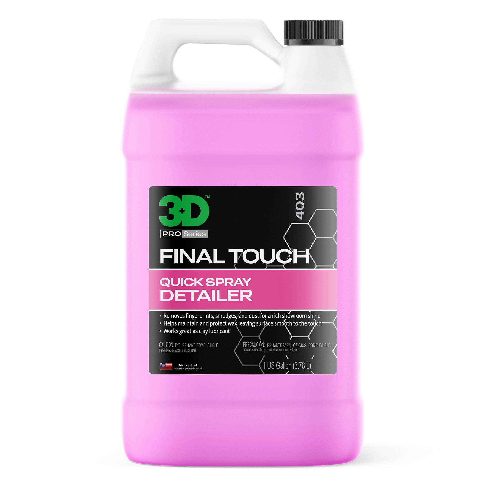 3D Final Touch – Quick Detailer (Brillo de Exhibición)