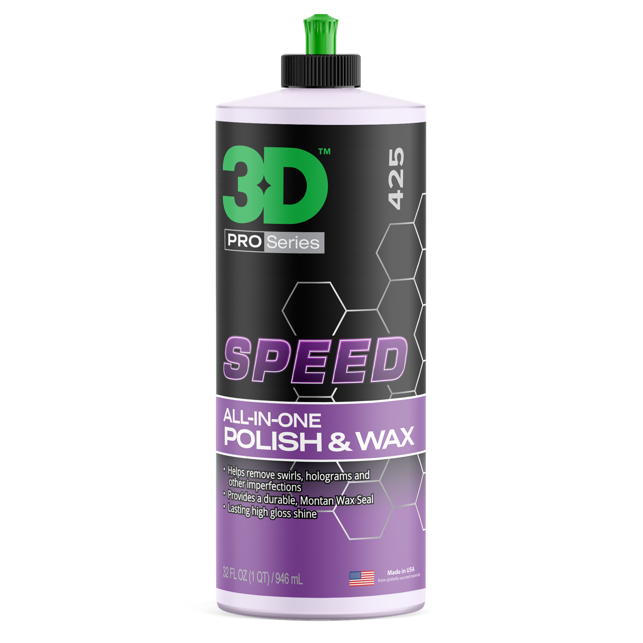 3D SPEED - Pulidor y Cera Todo en Uno (All-in-One Polish)