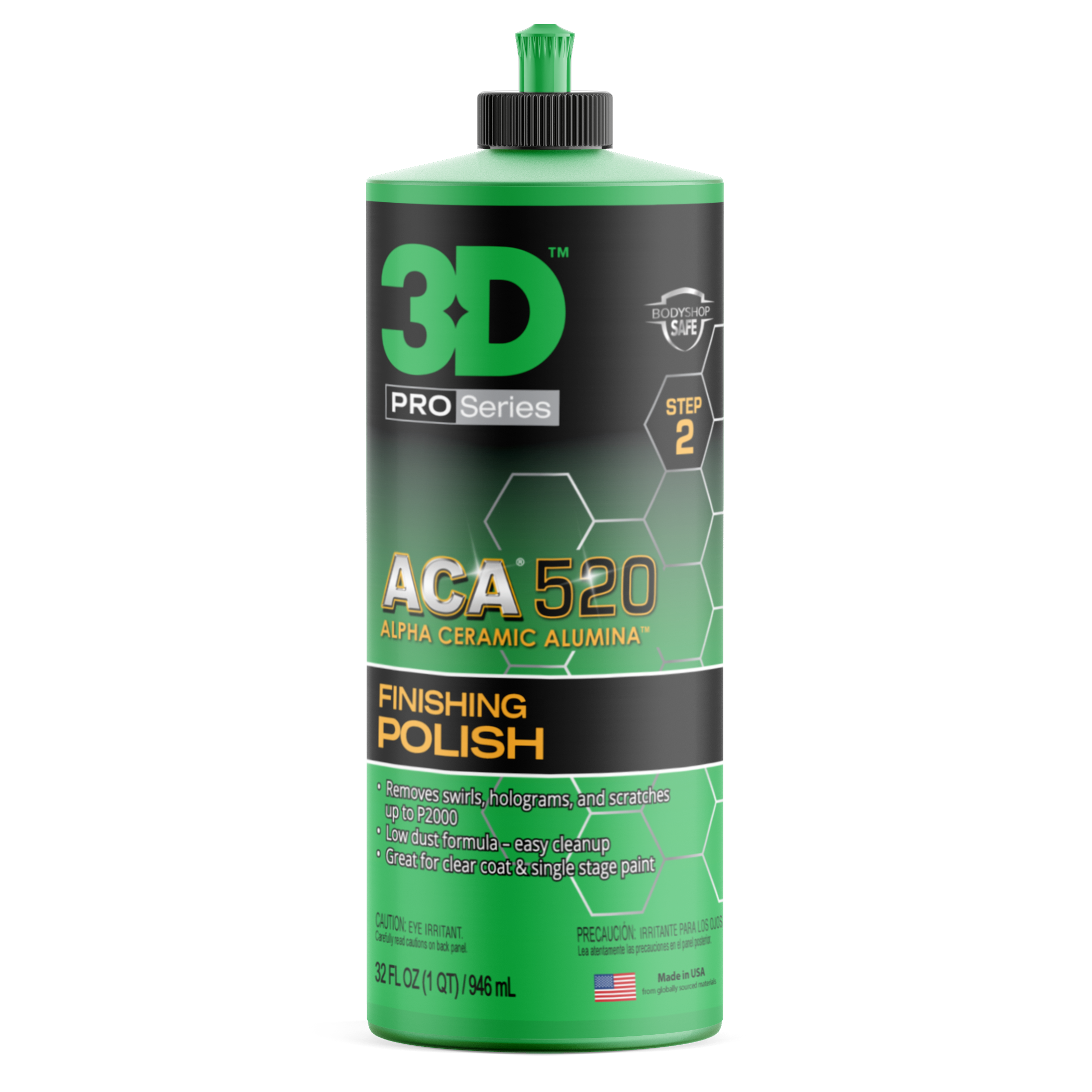 3D ACA® 520 – Pulidor de Acabado (Paso 2: Brillo Espejo)