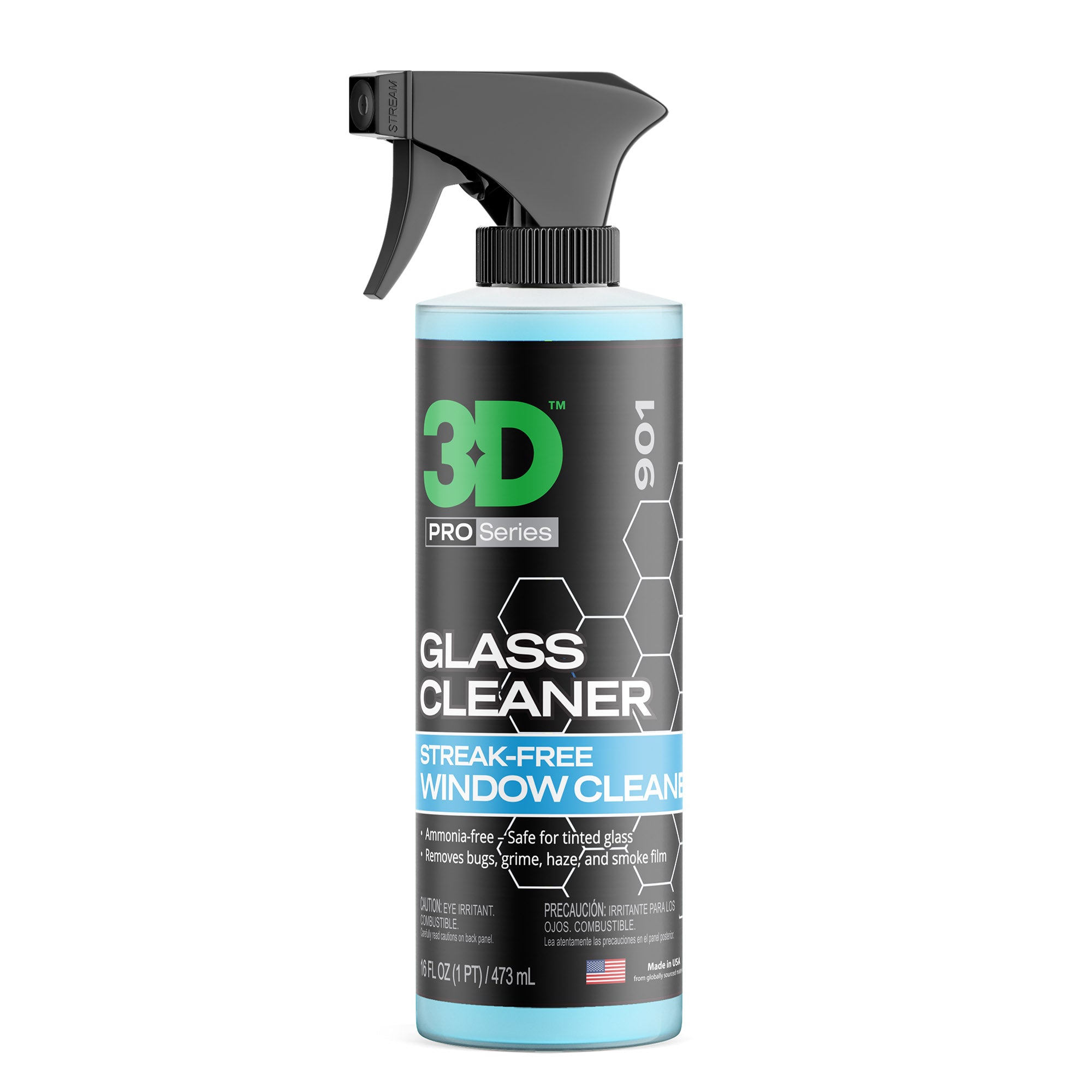 3D Glass Cleaner™ – Limpiavidrios sin Amoniaco (Sin Marcas)
