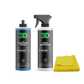 Kit Iron Detox: shampoo GLW Ceramic Wash de 16 oz, removedor de hierro GLW Iron Remover de 16 oz y microfibra